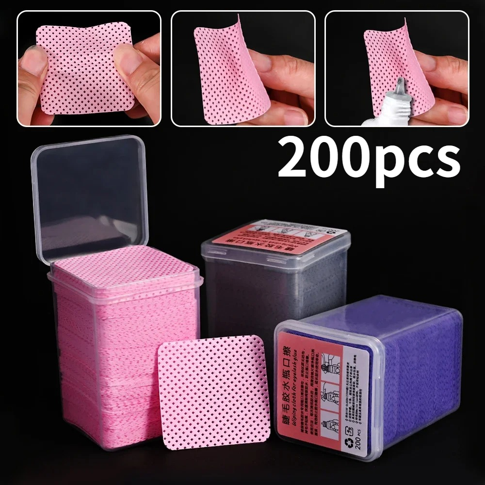 Nail Art Remover - Wholesale 200Pcs/Box Nail Eyelash Glue Clean