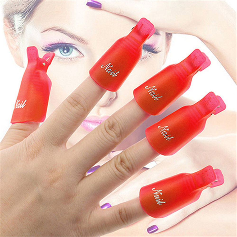 Nail Art Remover - 10 pieces Nail Art Soak off