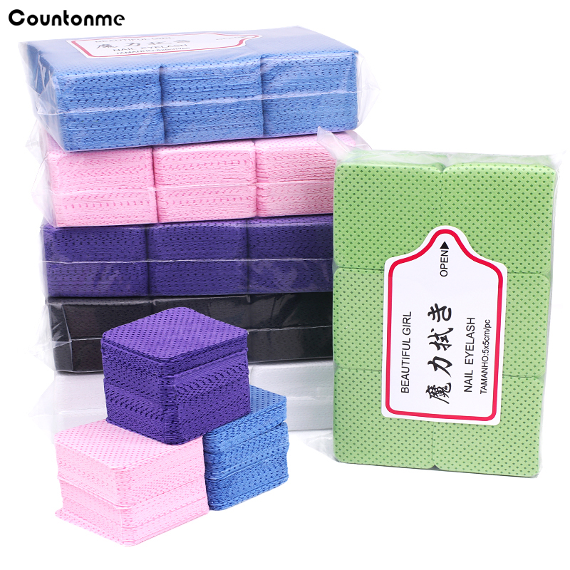 Nail Art Remover - 540Pcs/Pack Lint-free Nail Polish Remover Napkin
