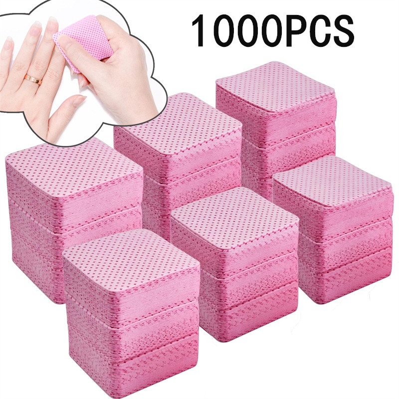 Nail Art Remover - 20/50/100/300/1000pcs Lint-Free Nail Wipes Gel Cleansing