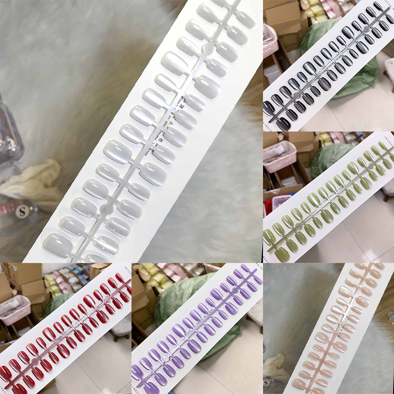 30Pcs Different Size Short Pre - Nail Art Full Cat Eye ulasan dan harga