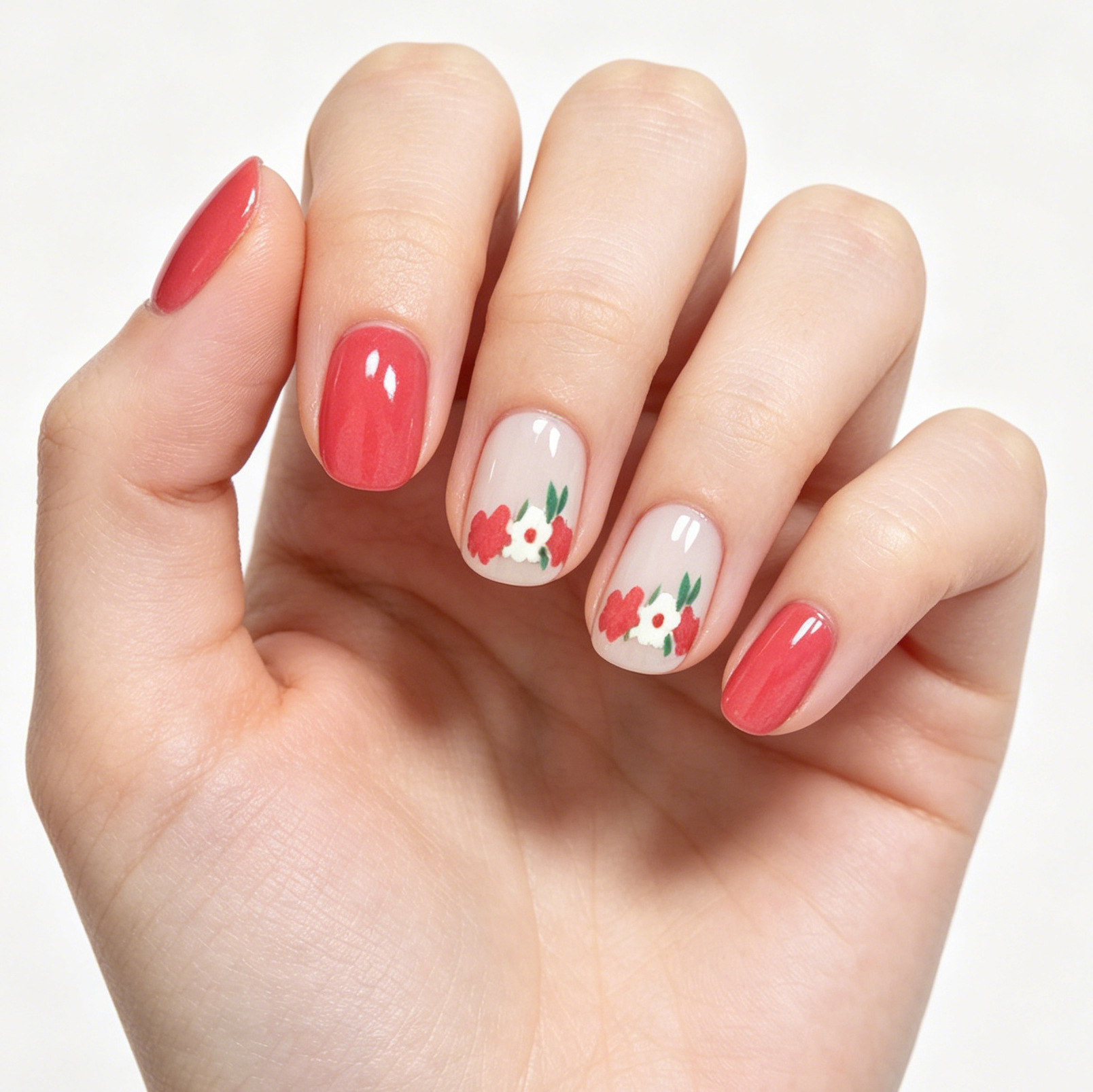 24 pieces of transparent bare  - Nail Art Home Service ulasan dan harga
