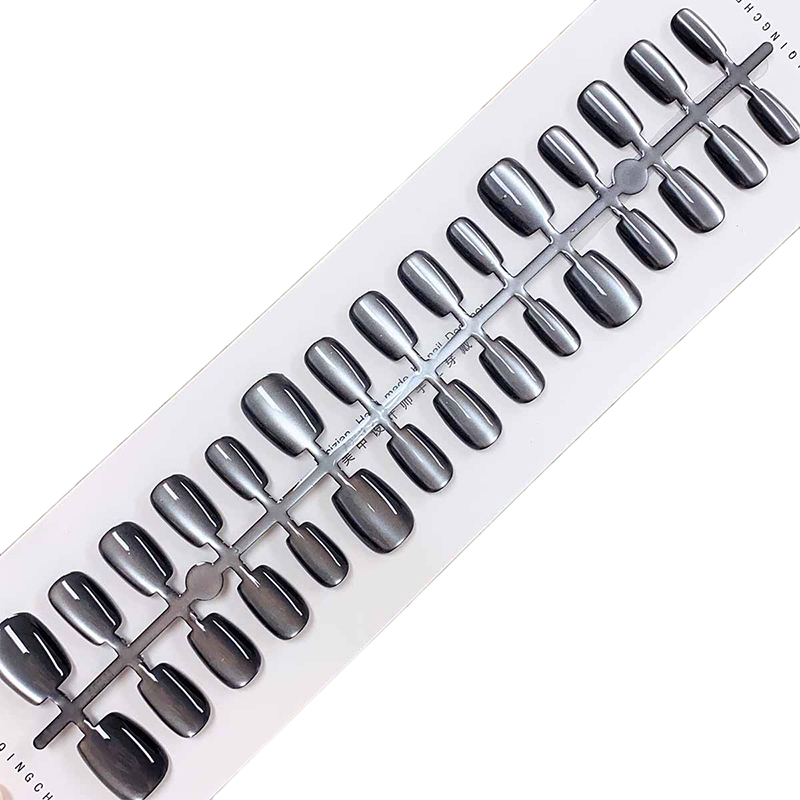 30Pcs Cat Eyes Press On Nails  - Nail Art Full Cat Eye ulasan dan harga