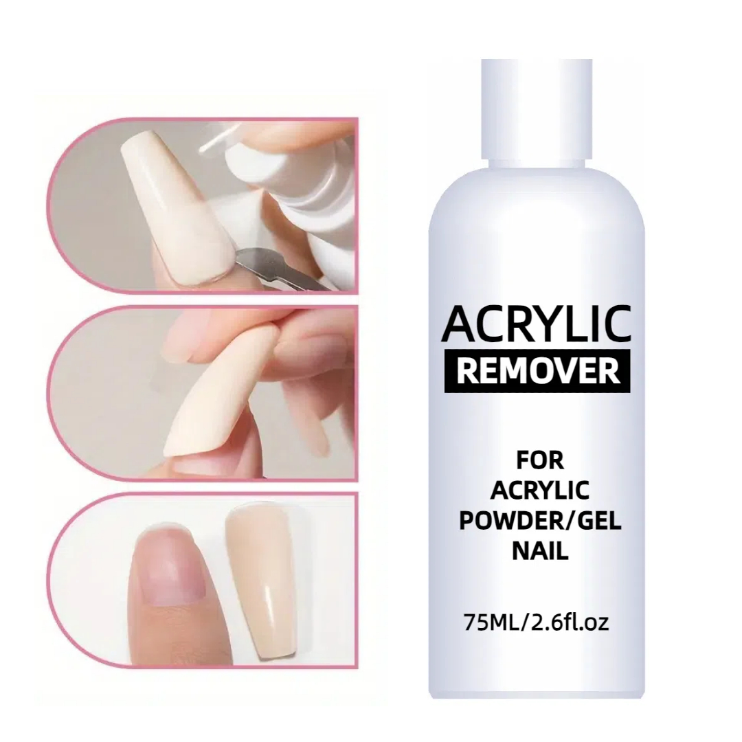 2.6oz Acrylic Remover 10 piece - Nail Art Remover ulasan dan harga