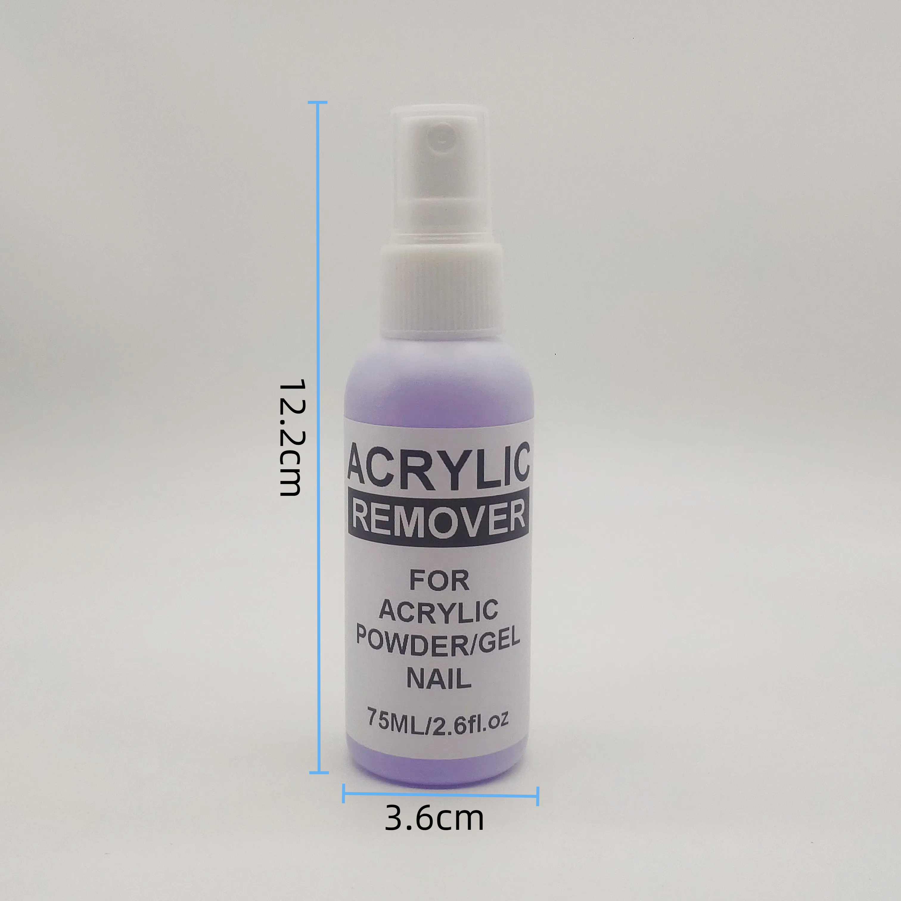 2.6oz Acrylic Remover 10 piece - Nail Art Remover ulasan dan harga