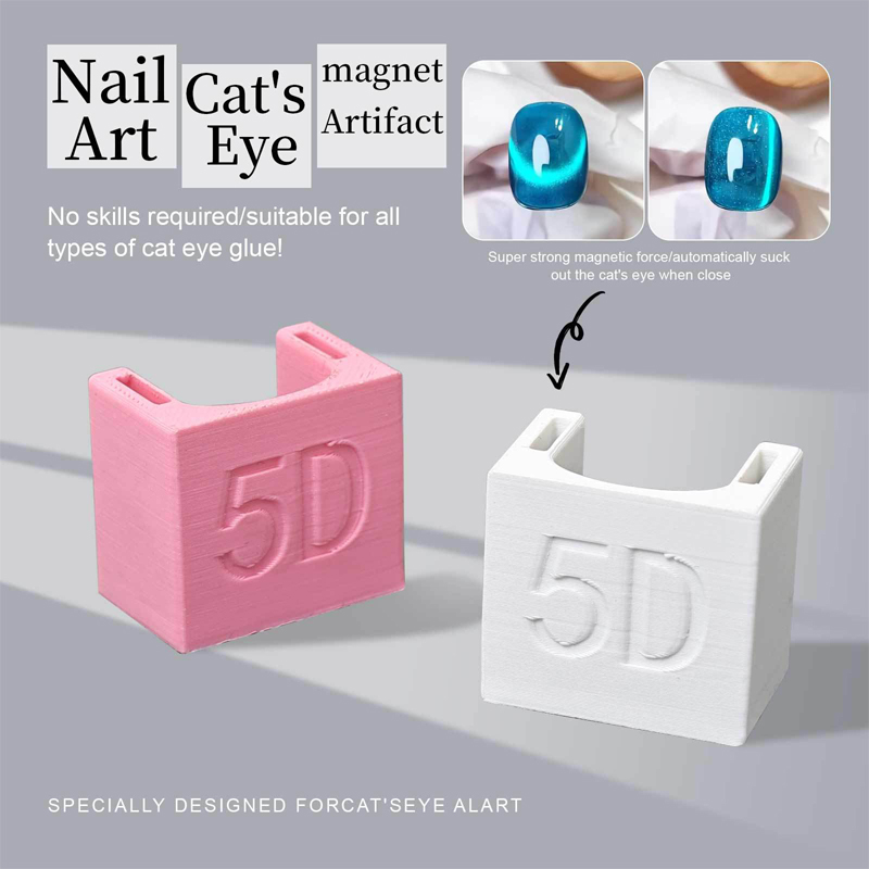 5D U-Shaped Nail Art Tool Cat  - Nail Art Full Cat Eye ulasan dan harga