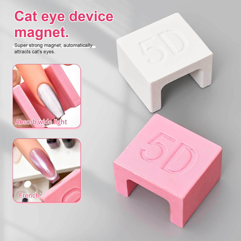 5D U-Shaped Nail Art Tool Cat  - Nail Art Full Cat Eye ulasan dan harga