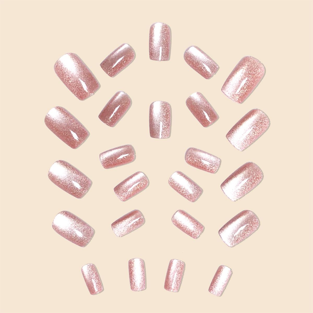 Fashion trend Women Girls 24Pc - Nail Art Full Cat Eye ulasan dan harga