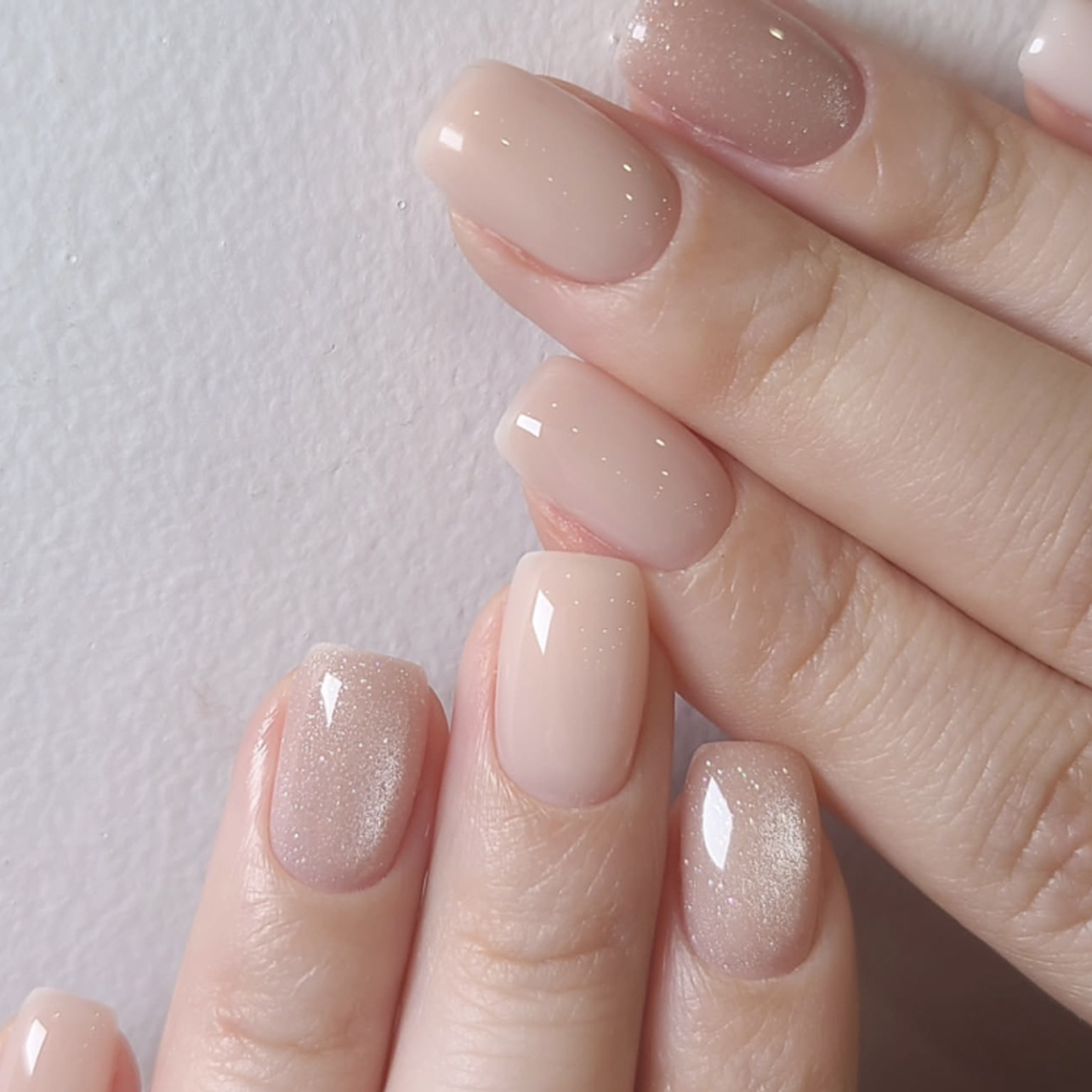 24Pcs French Glitter Press on  - Nail Art Full Cat Eye ulasan dan harga