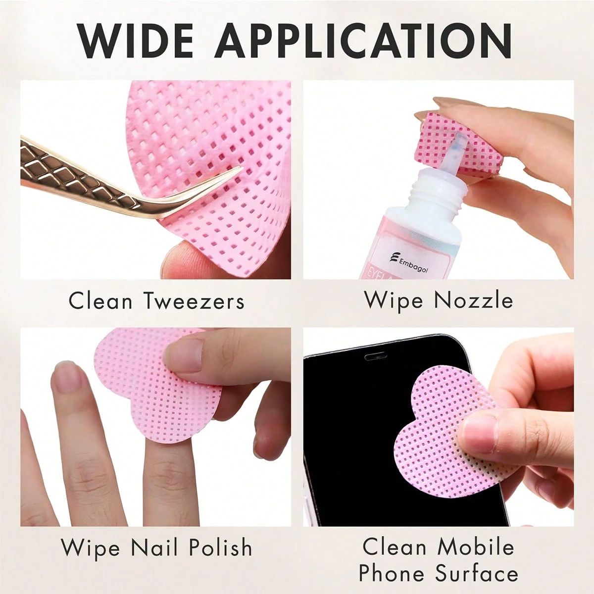 LINMANDA 200 Pieces of Lint-Fr - Nail Art Remover ulasan dan harga