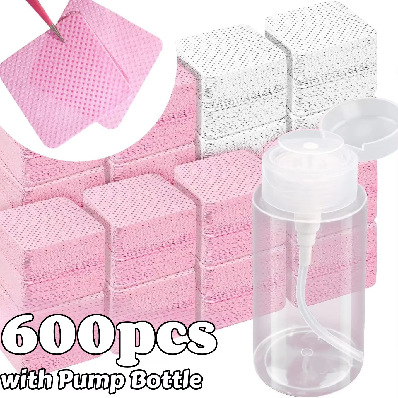 20/600pcs Lint-Free Nail Wipes - Nail Art Remover ulasan dan harga
