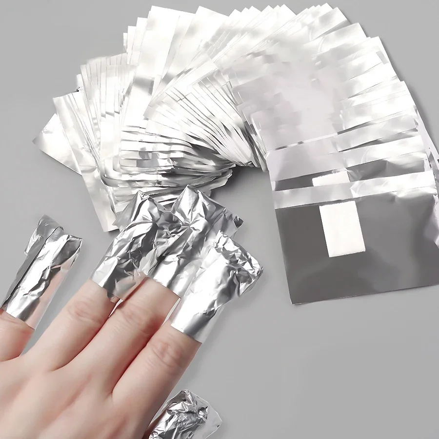 100Pcs Bag Aluminium Foil Nail - Nail Art Remover ulasan dan harga