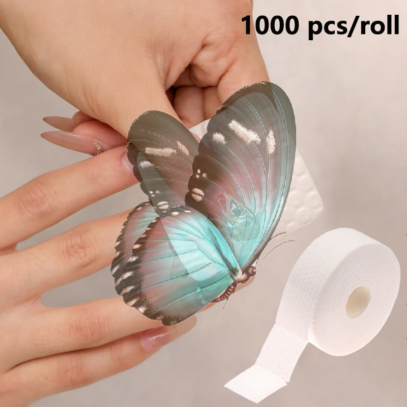 1000Pcs/Roll Thin Nail Remover - Nail Art Remover ulasan dan harga