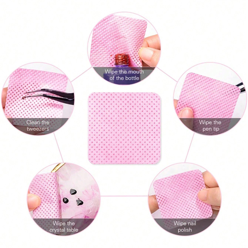 Lint Free Wipes Cleaning Tool  - Nail Art Remover ulasan dan harga