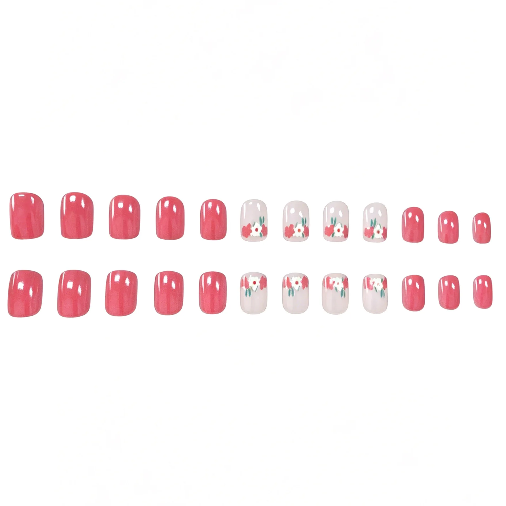 24 pieces of transparent bare  - Nail Art Home Service ulasan dan harga