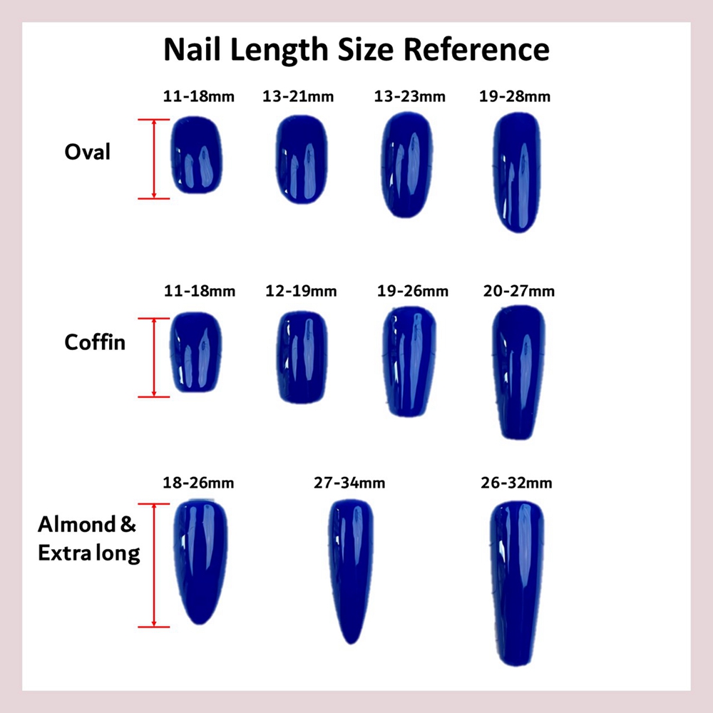 Handmade Nude Press on Nails L - Nail Art Full Cat Eye ulasan dan harga