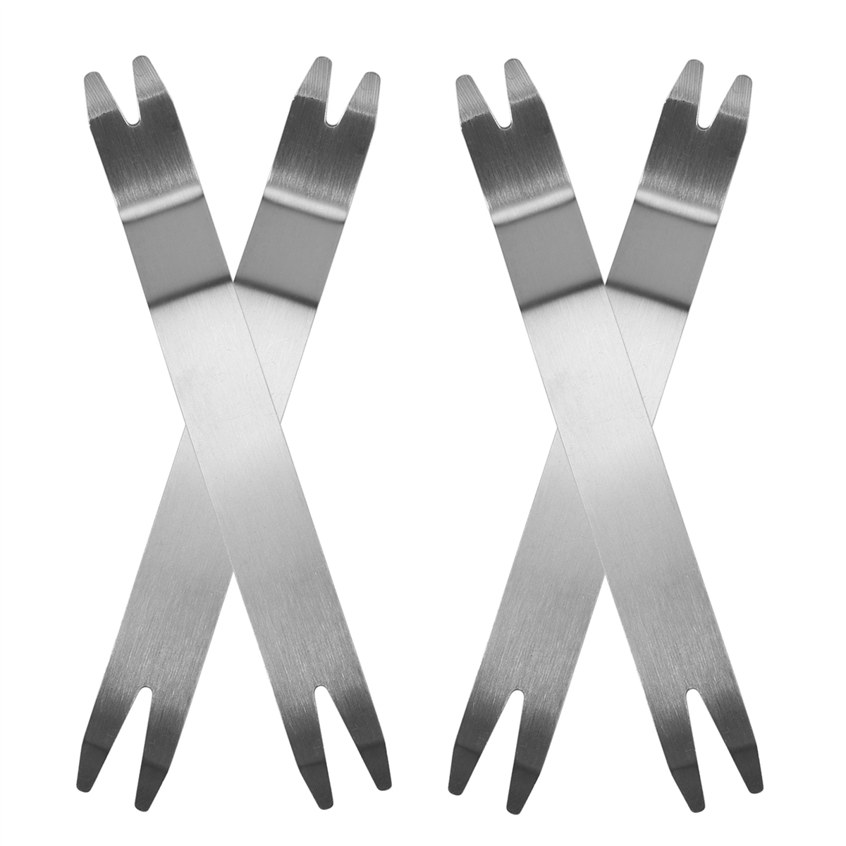 A06K 4Pcs Stainless Steel Skid - Nail Art Remover ulasan dan harga