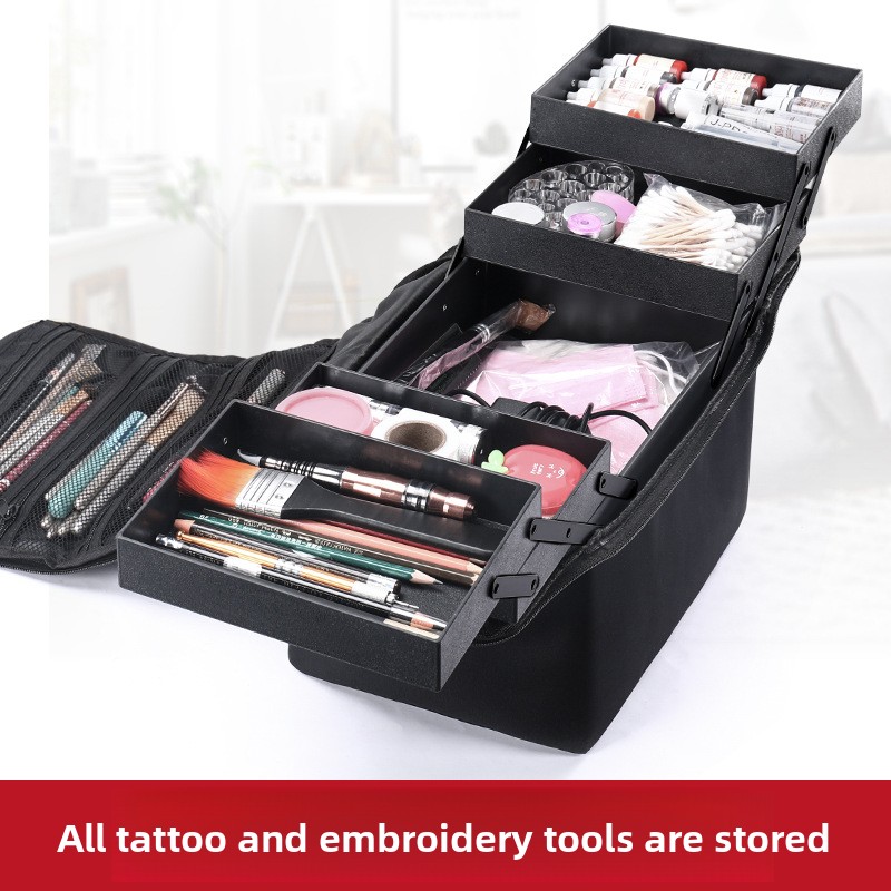 Portable Multi-layer Storage B - Nail Art Home Service ulasan dan harga